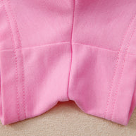 Bonbon Colorblock Edge Drop Shoulder T Shirt and Skort 2Pcs Set