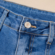 Breen Cropped High Rise Wide Leg Jeans