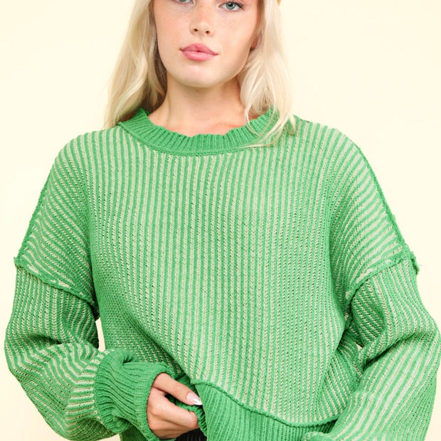 Fresh Meadow Striped Sweater