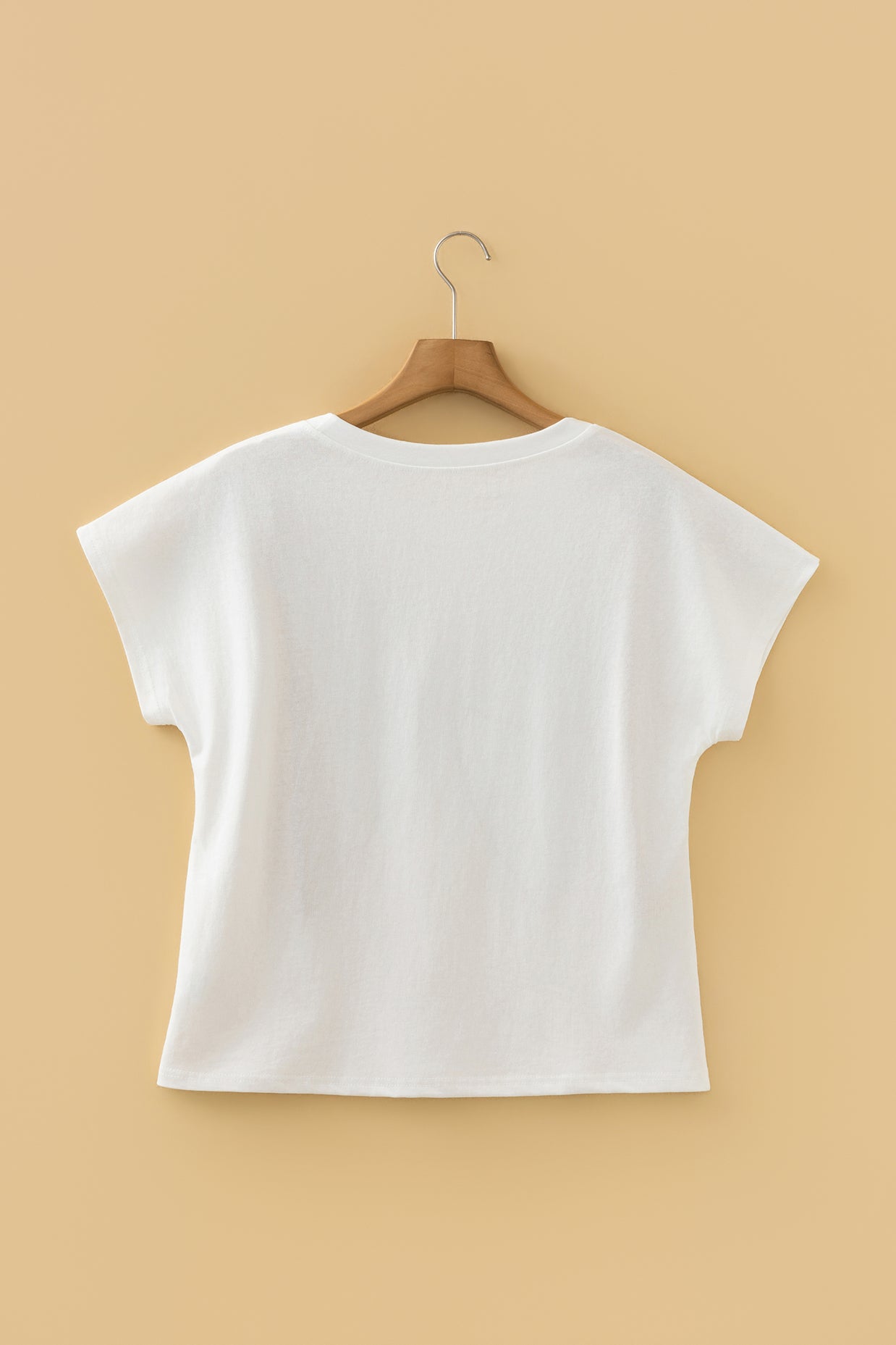 Black Leopard Bow Embroidered Cotton Round Neck T Shirt