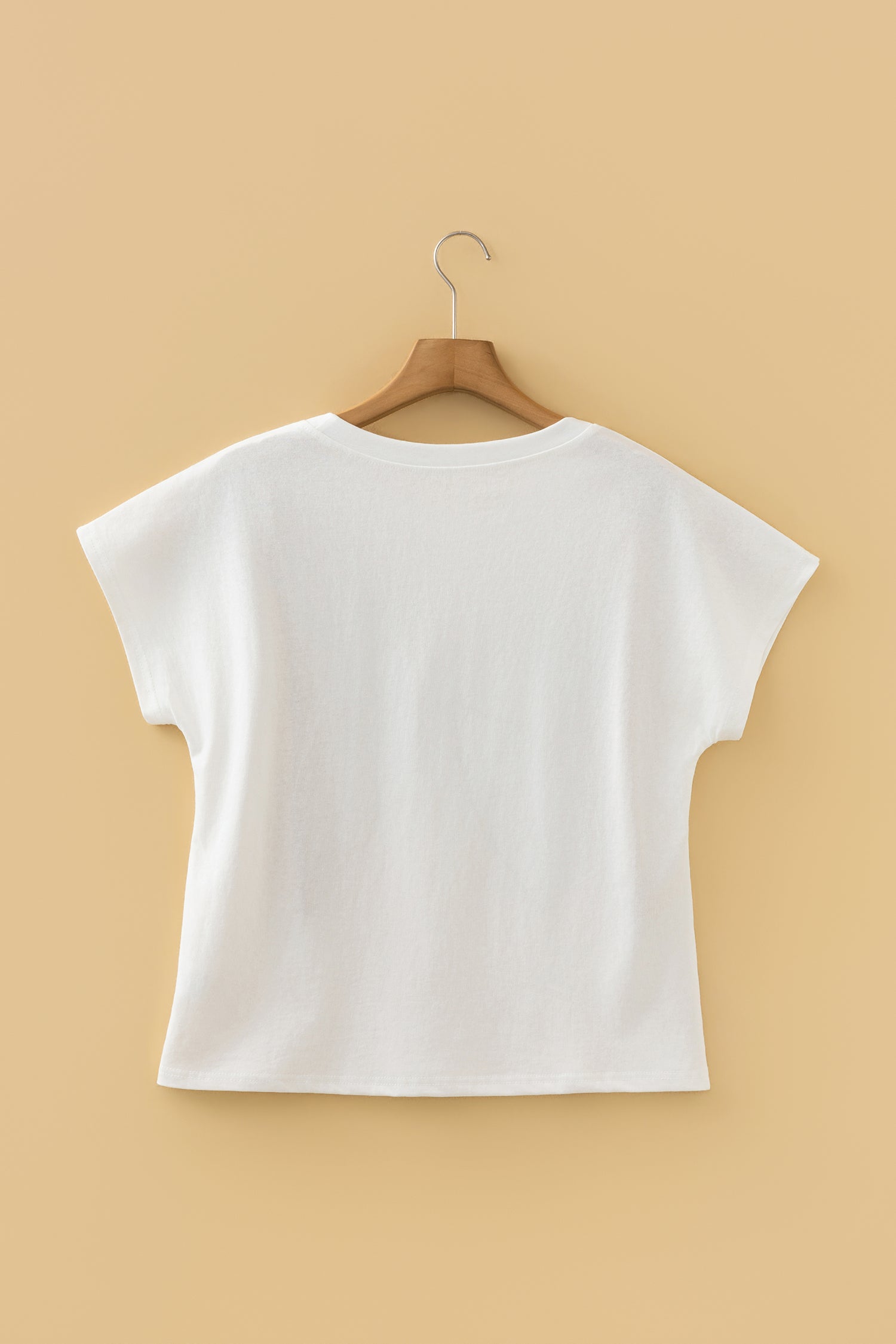 Black Leopard Bow Embroidered Cotton Round Neck T Shirt