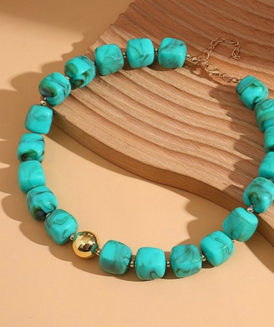 Resin Bead Necklace