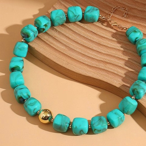 Resin Bead Necklace