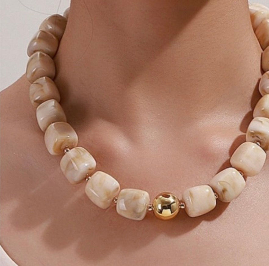 Resin Bead Necklace