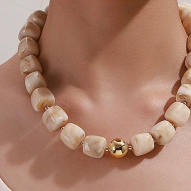 Resin Bead Necklace