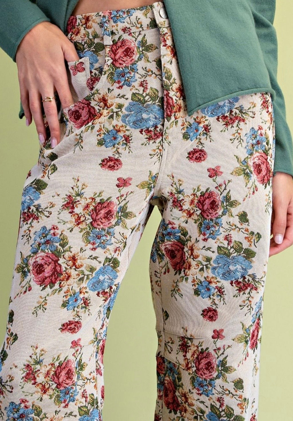 Floral Tapestry Pants