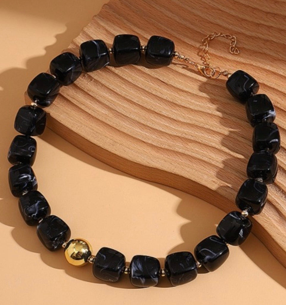 Resin Bead Necklace