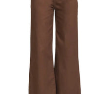 Zenana Wide Leg Colored Denim Pants With Front and Back Pockets