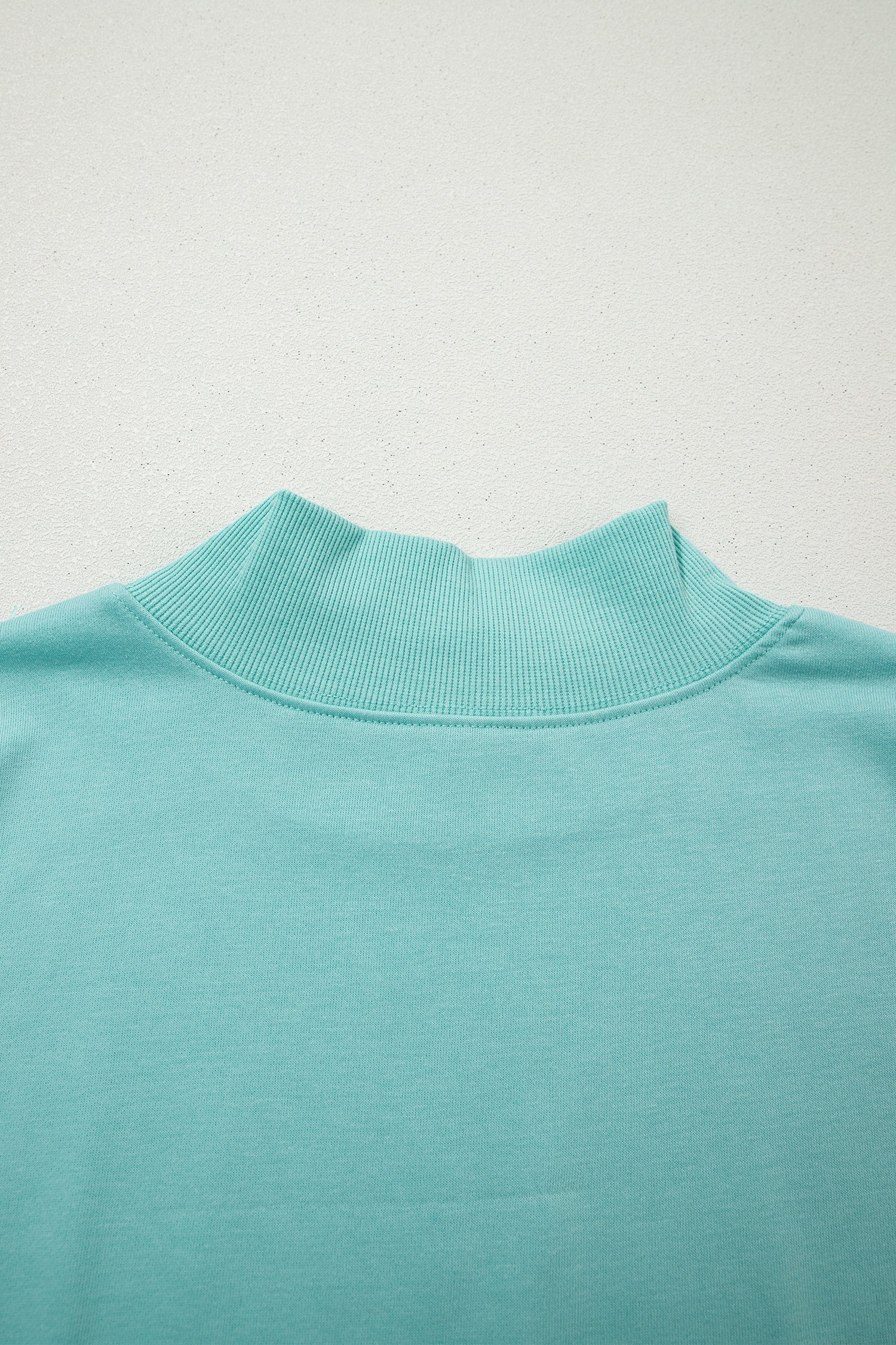 Yellow Solid Color High Neck Cap Sleeve Loose Top