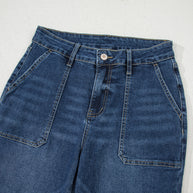 Breen Cropped High Rise Wide Leg Jeans