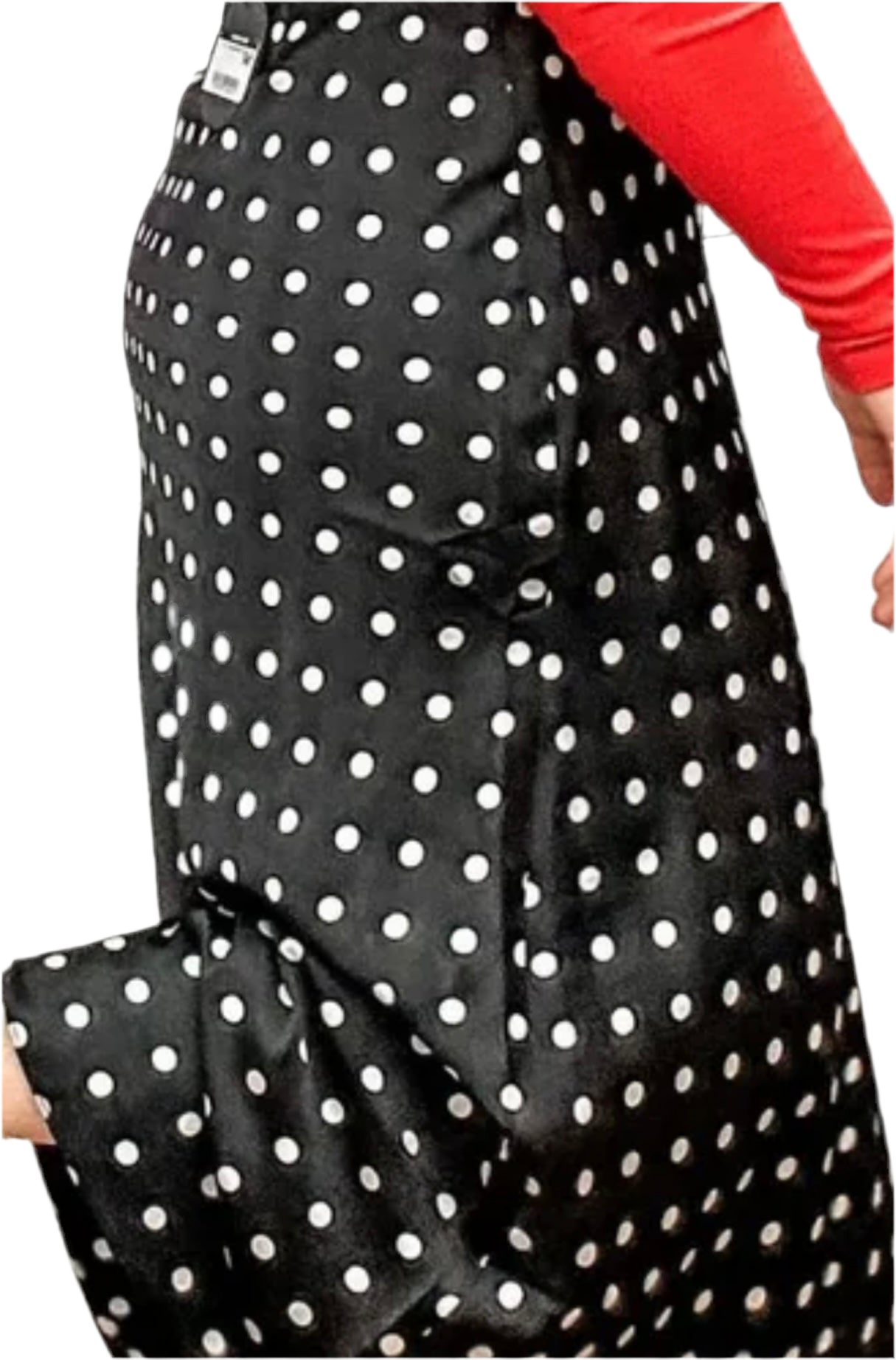 Midnight Polka Dot Midi Skirt