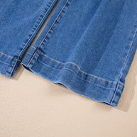 Breen Cropped High Rise Wide Leg Jeans