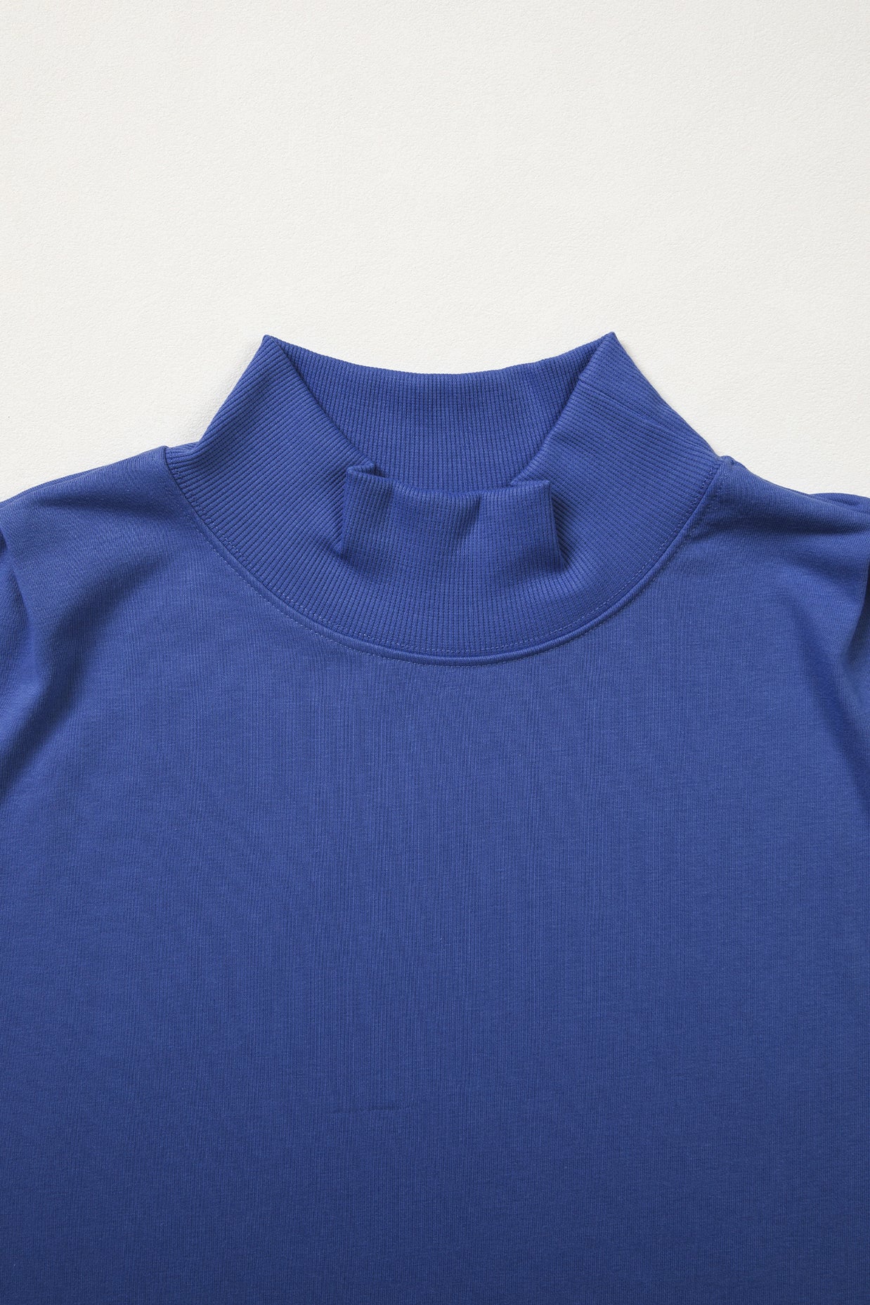 Yellow Solid Color High Neck Cap Sleeve Loose Top