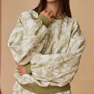 Camo Cutie Crewneck Short Set