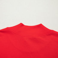 Yellow Solid Color High Neck Cap Sleeve Loose Top
