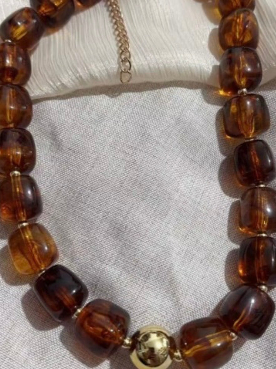 Resin Bead Necklace