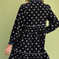 Midnight Dot Charm Dress