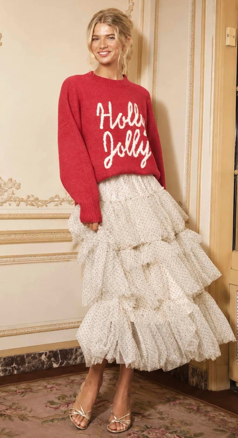 Holly Jolly Holiday Sweater