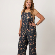 Vintage Floral Overalls