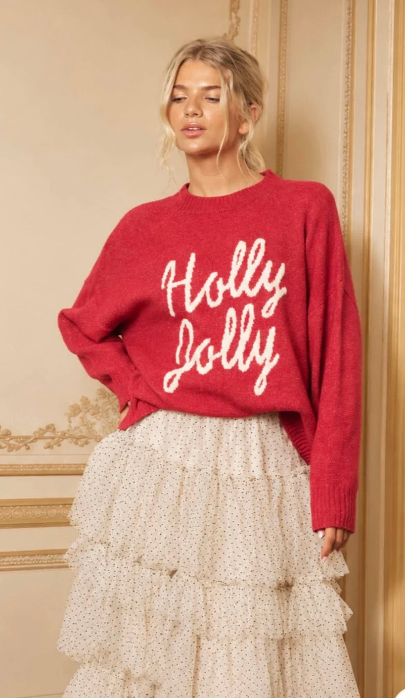Holly Jolly Holiday Sweater