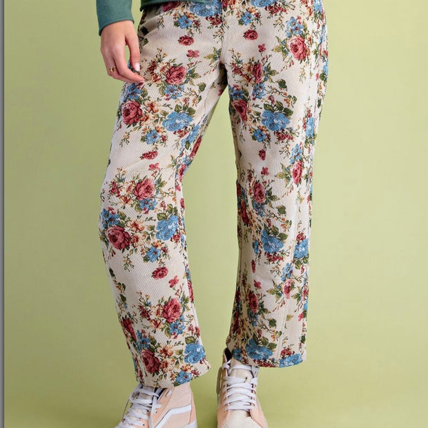 Floral Tapestry Pants