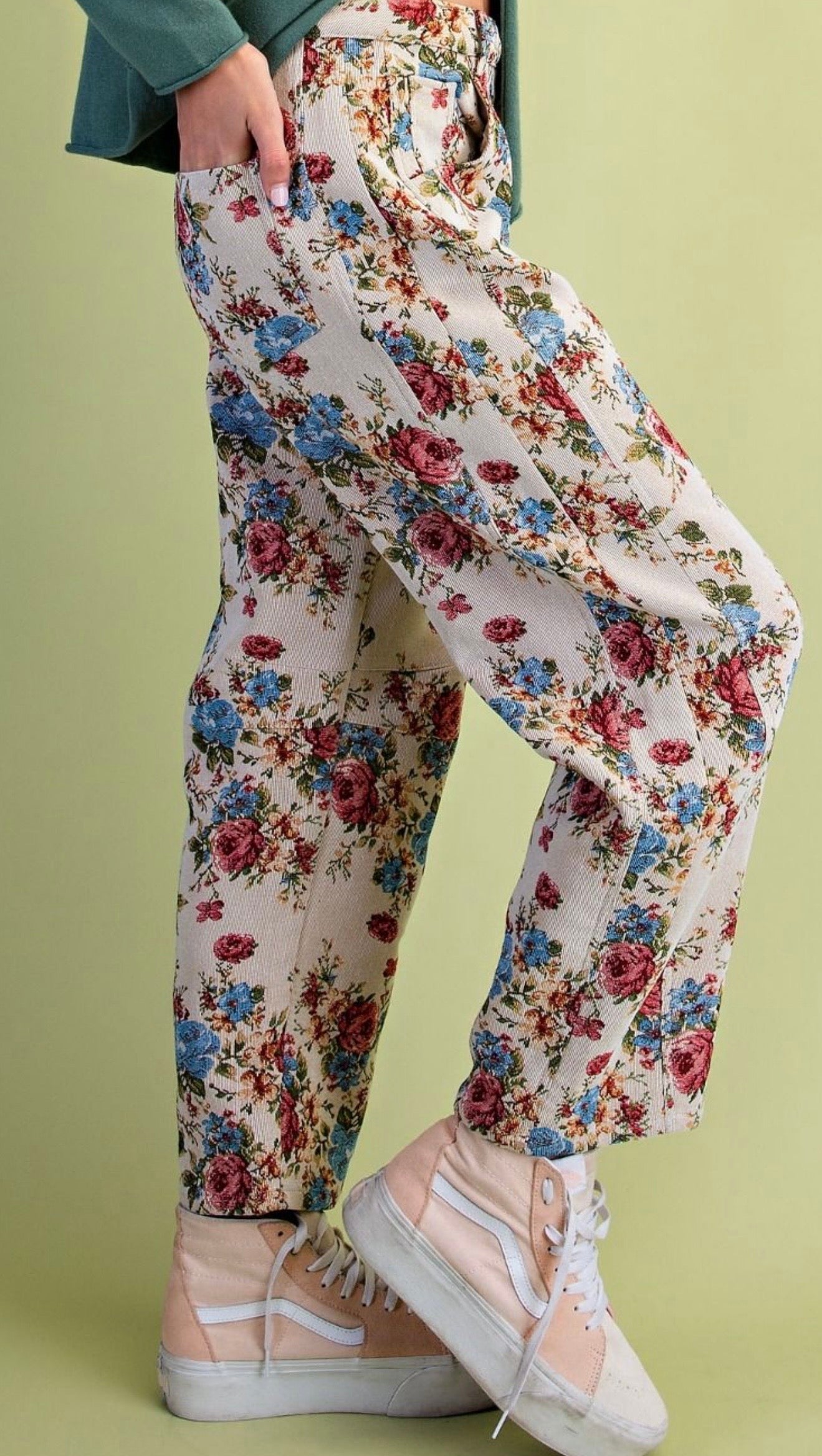 Floral Tapestry Pants