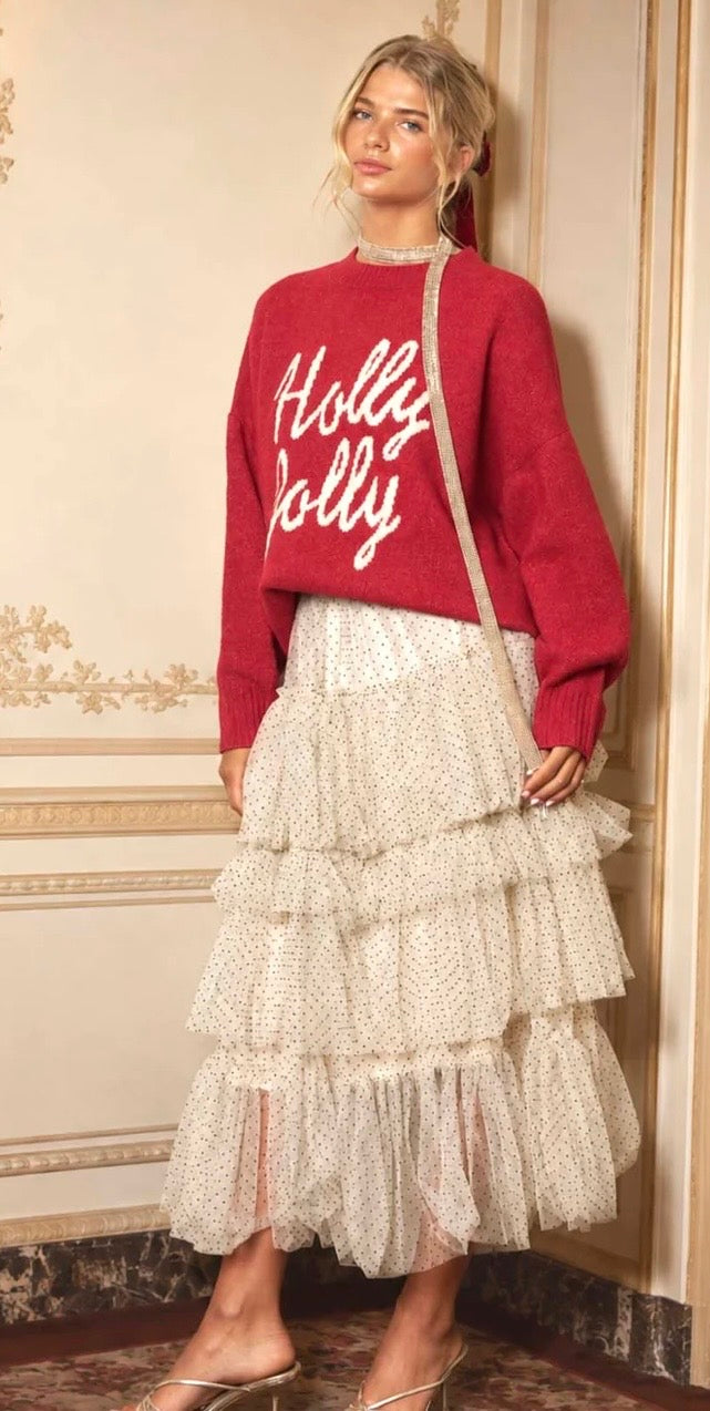 Holly Jolly Holiday Sweater