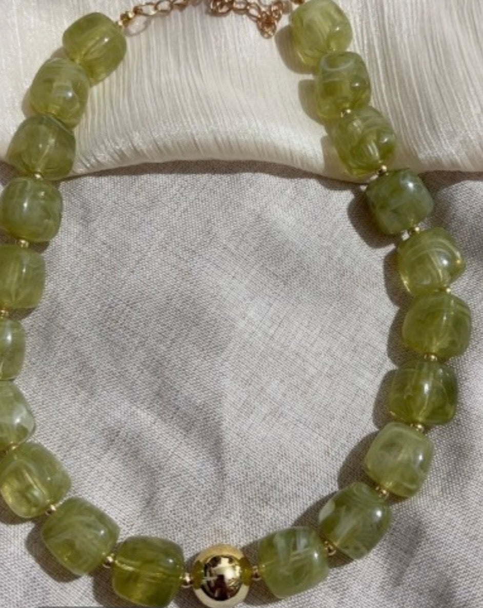Resin Bead Necklace