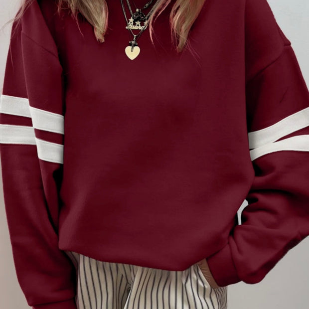 Varsity Dropped Sleeve Sweatshirt