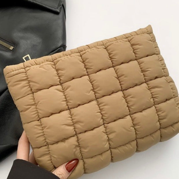 The Puffer Patchwork Clutch