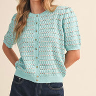 Electric Blue Soft Cardigan