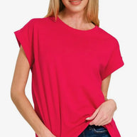 Round Neck Soft Tee