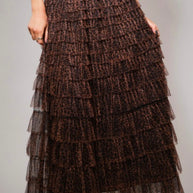 Untamed Grace Leopard Maxi Skirt