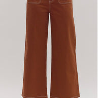 Chestnut Wide-Leg Pants By Entro