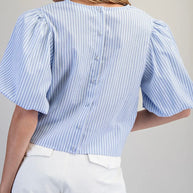 White Pleated Cuffed Shorts