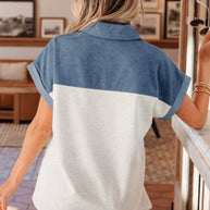 Coastal Calm Colorblock Top