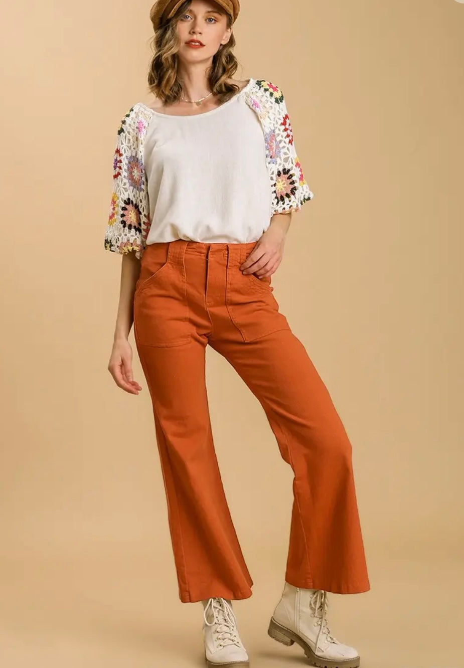 Rusty Road Flare Pants