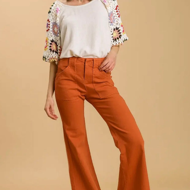 Rusty Road Flare Pants