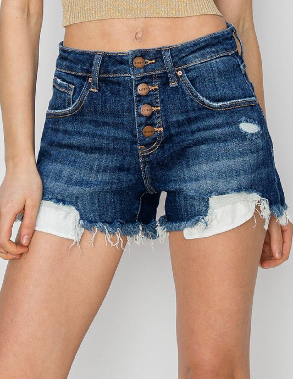 Risen Jean Shorts