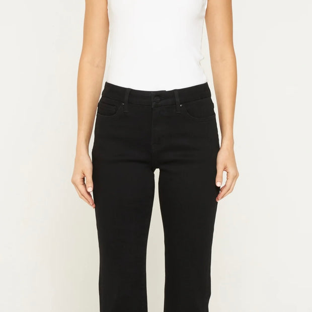 Black Mica Denim Ankle Jeans