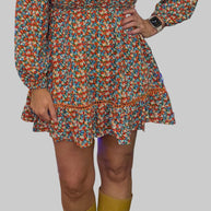 Colorful Floral Mini Dress from Umgee
