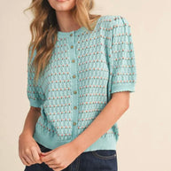 Electric Blue Soft Cardigan