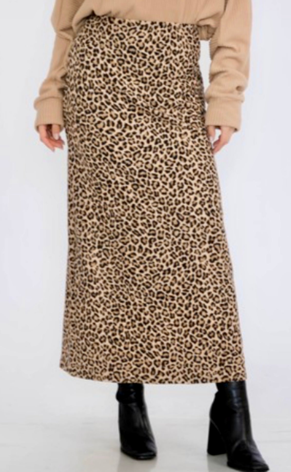 Leopard Maxi Skirt