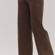 Scalloped Edge Wide Leg Pants