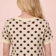 Mocha Dot Darling Cardigan