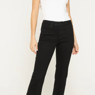 Black Mica Denim Ankle Jeans