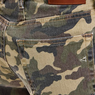 Camo Crush Denim Shorts