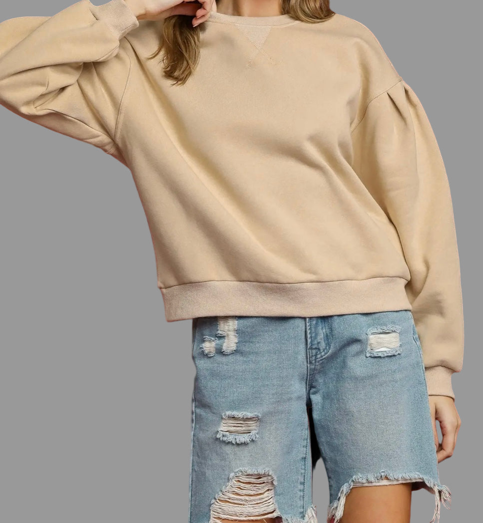 The Cozy Core Sand Sweatset