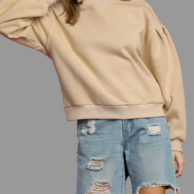 The Cozy Core Sand Sweatset