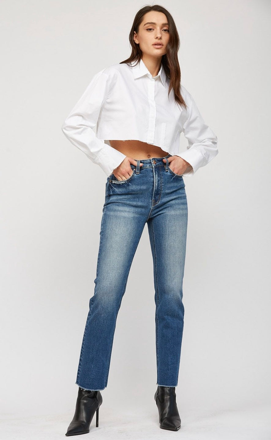 The Classic Straight Mica Denim